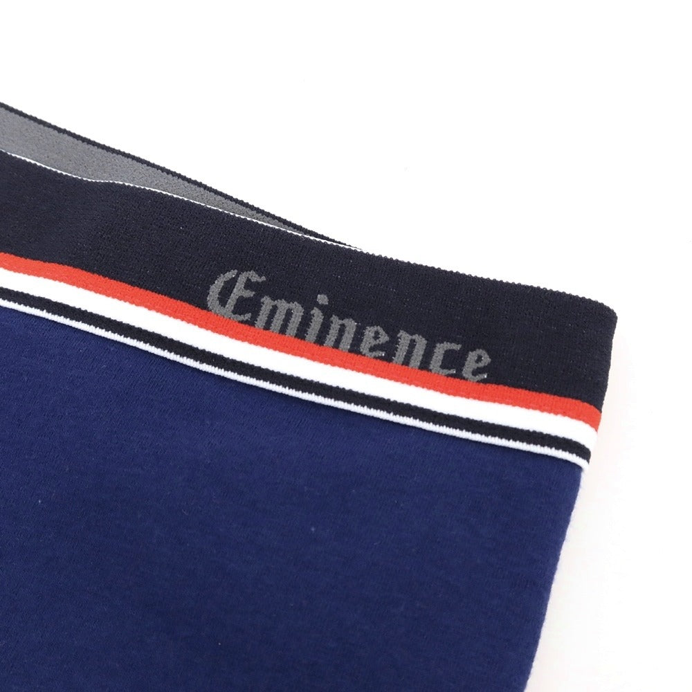 【新品】エミネンス プールオム EMINENCE POUR HOMME フランス製 コットンポリウレタン ボクサーパンツ 下着 アンダーウェア ダークブルー【 3(M) 】【 状態ランクN 】【 メンズ 】