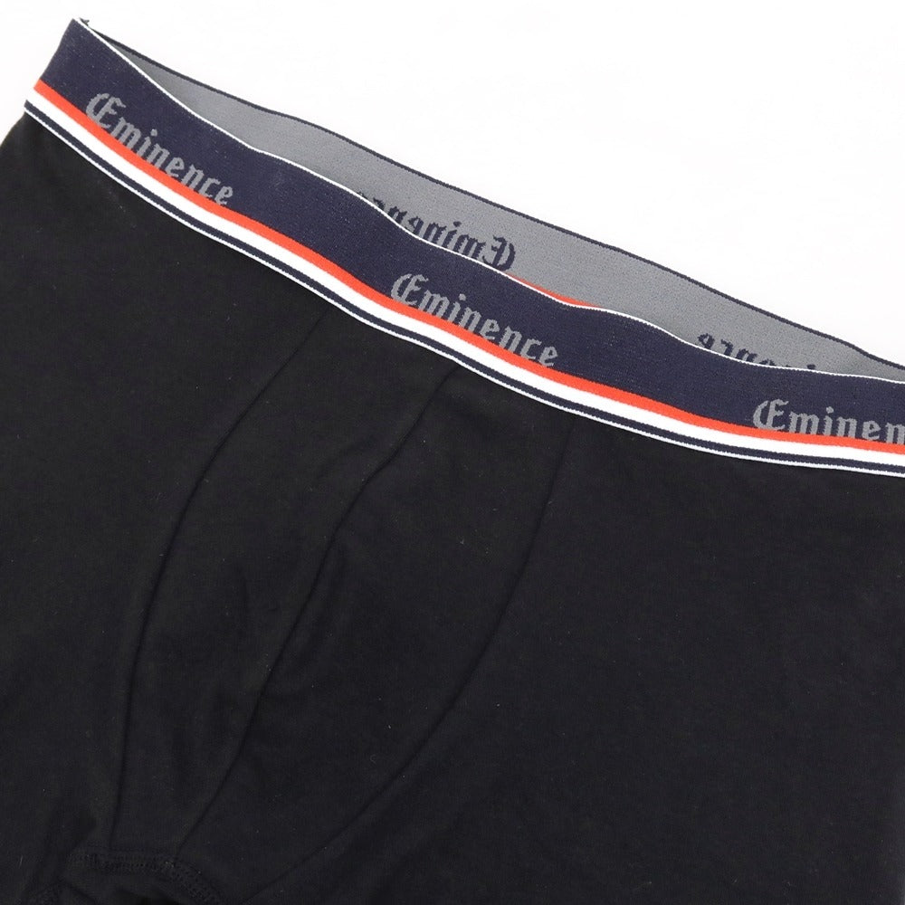 【新品】エミネンス プールオム EMINENCE POUR HOMME フランス製 コットンポリウレタン ボクサーパンツ 下着 アンダーウェア ブラック【 3(M) 】【 状態ランクN 】【 メンズ 】