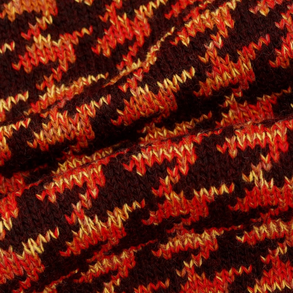 【新品】センス SSEINSE ストレッチ アクリルポリエステル タートルネック プルオーバーニット レッドxボルドー【 S 】【 状態ランクN 】【 メンズ 】