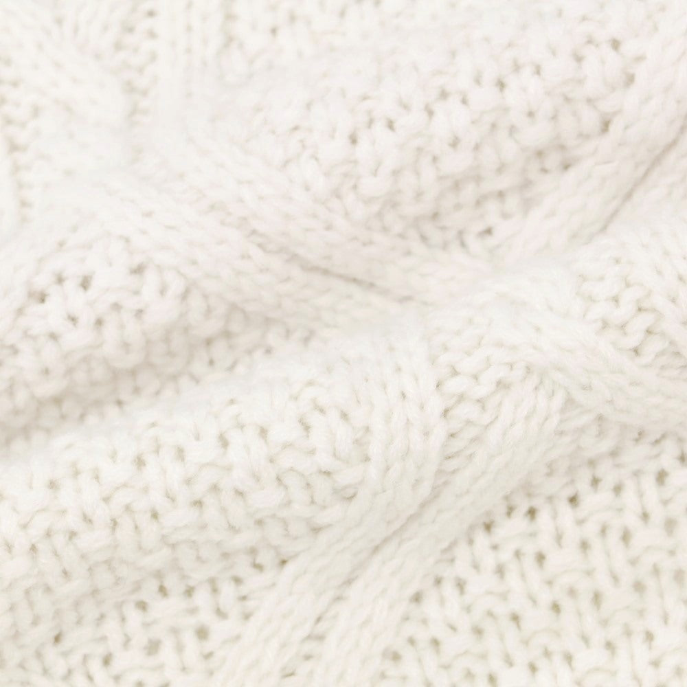 【中古】センス SSEINSE アクリルナイロン クルーネック プルオーバーニット ホワイト【 S 】【 状態ランクC 】【 メンズ 】