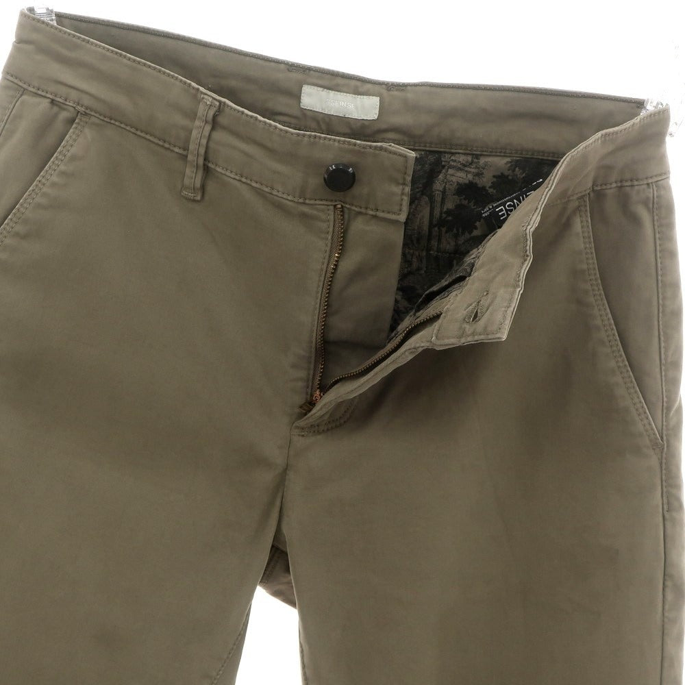【新品アウトレット】センス SSEINSE ストレッチコットン カジュアルスラックスパンツ カーキ【 44 】【 状態ランクN- 】【 メンズ 】