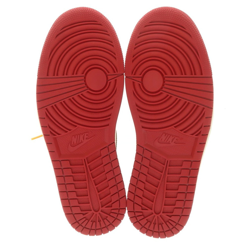 【中古】【未使用】ユニオン UNION × NIKE 2025年春夏 AIR JORDAN 1 RETRO スニーカー レッドxホワイト系【 27cm 】【 状態ランクS 】【 メンズ 】