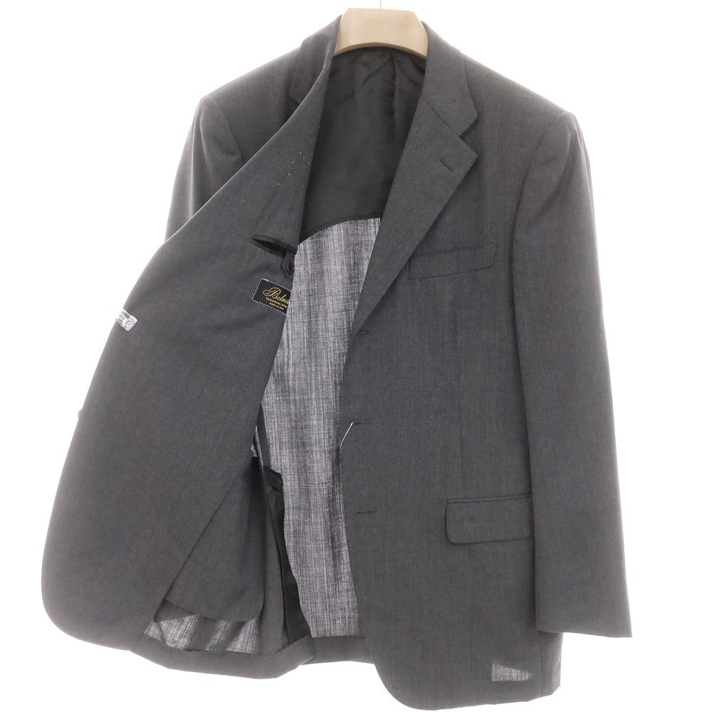 【中古】ベルベスト Belvest SUPER100’S ウール テーラードジャケット ダークグレー【 50 】【 状態ランクD 】【 メンズ 】