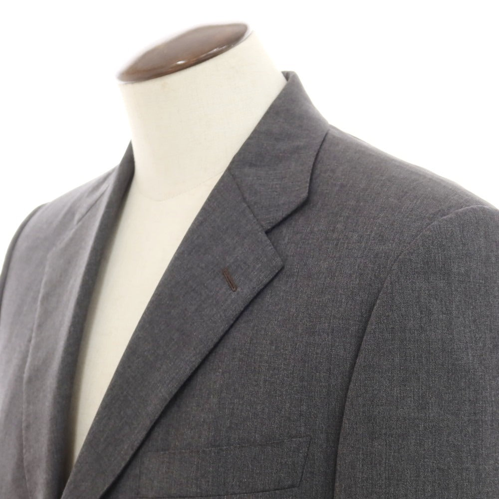 【中古】ベルベスト Belvest SUPER100’S ウール テーラードジャケット ダークグレー【 50 】【 状態ランクD 】【 メンズ 】