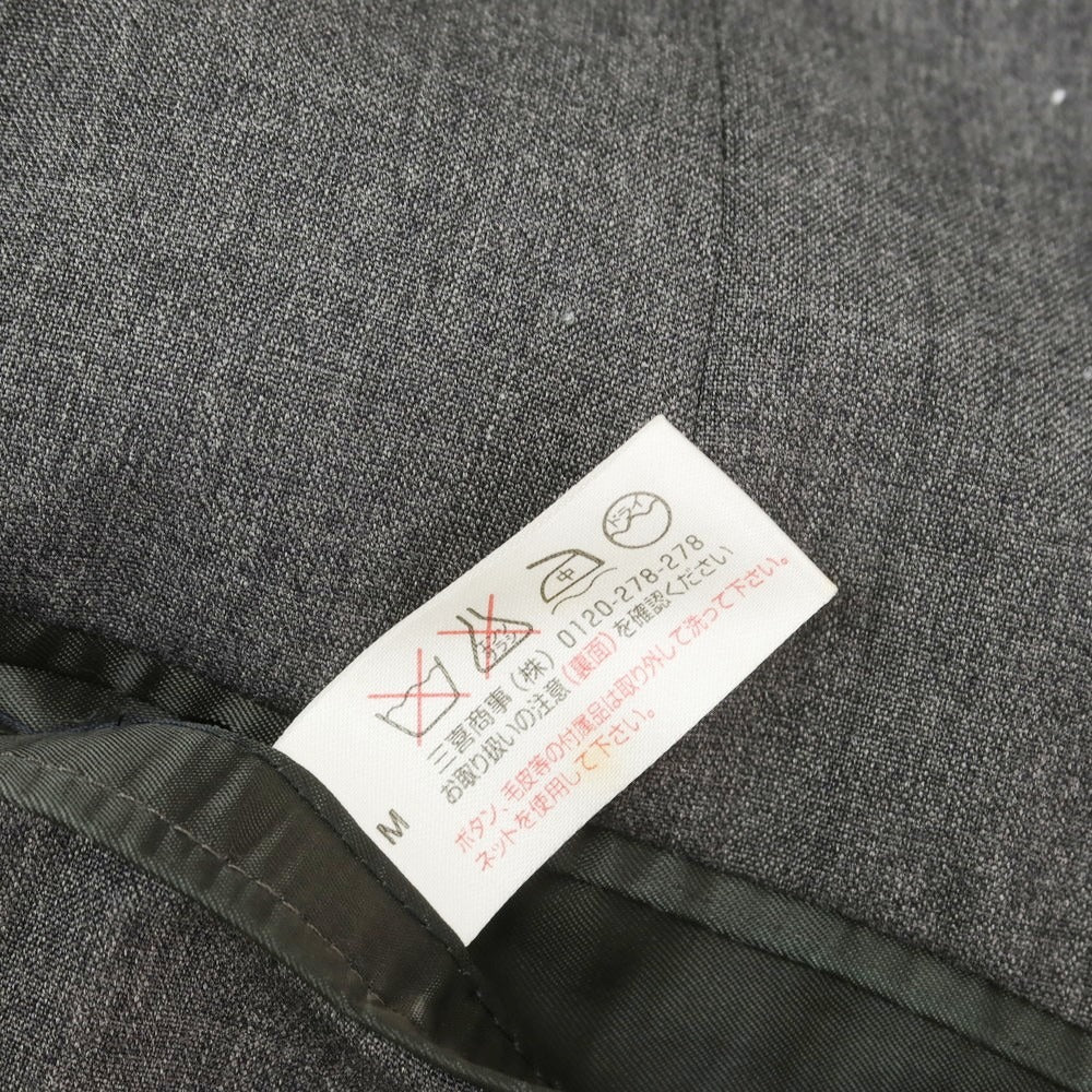 【中古】ベルベスト Belvest SUPER100’S ウール テーラードジャケット ダークグレー【 50 】【 状態ランクD 】【 メンズ 】