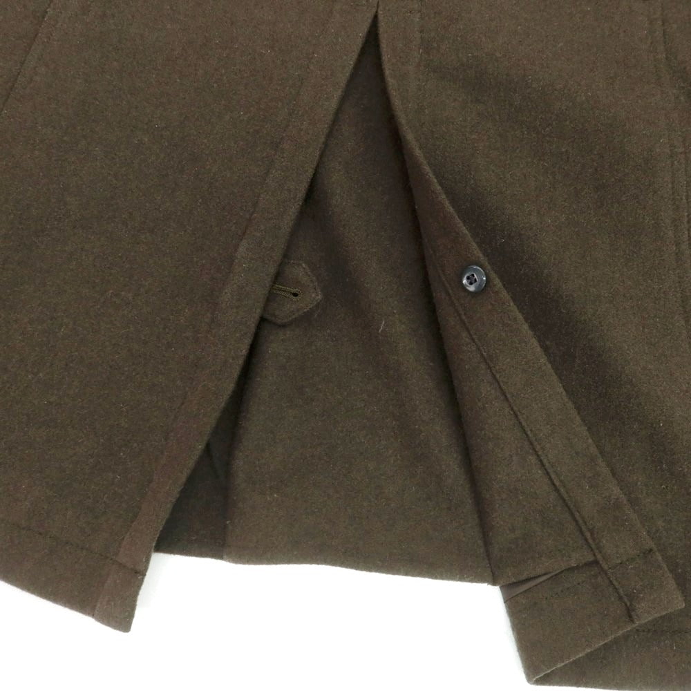 【中古】グリーンレーベルリラクシング green label relaxing ウールポリエステル トレンチコート オリーブ【 S 】【 状態ランクC 】【 メンズ 】