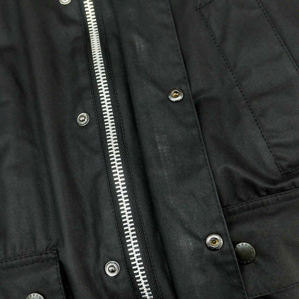 【中古】バブアー Barbour SL BEDALE オイルドコットン フィールドジャケット ブラック【 36 】【 状態ランクC 】【 メンズ 】