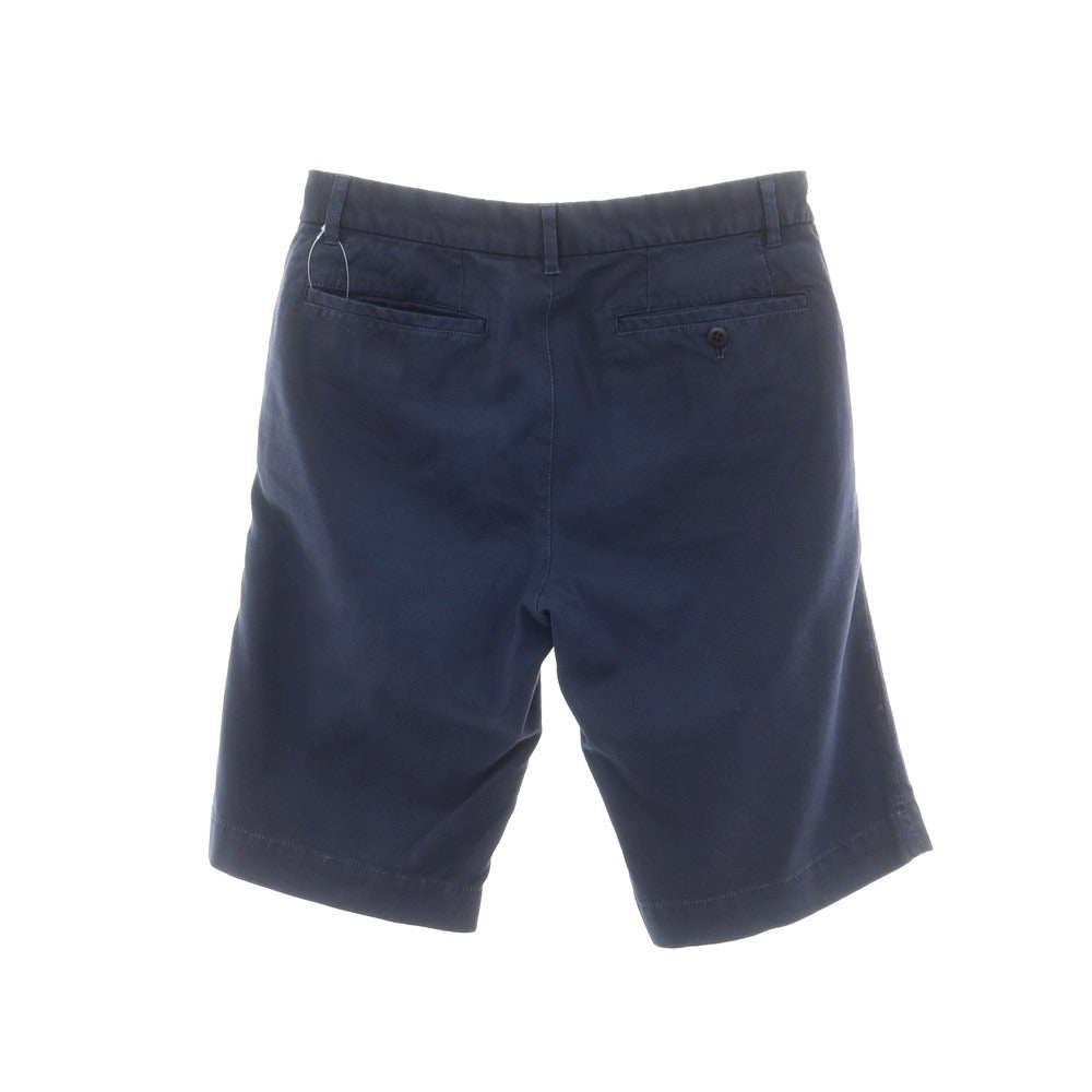 【中古】エトネ ETONNE ストレッチコットン ショートパンツ ネイビー【 S 】【 状態ランクC 】【 メンズ 】