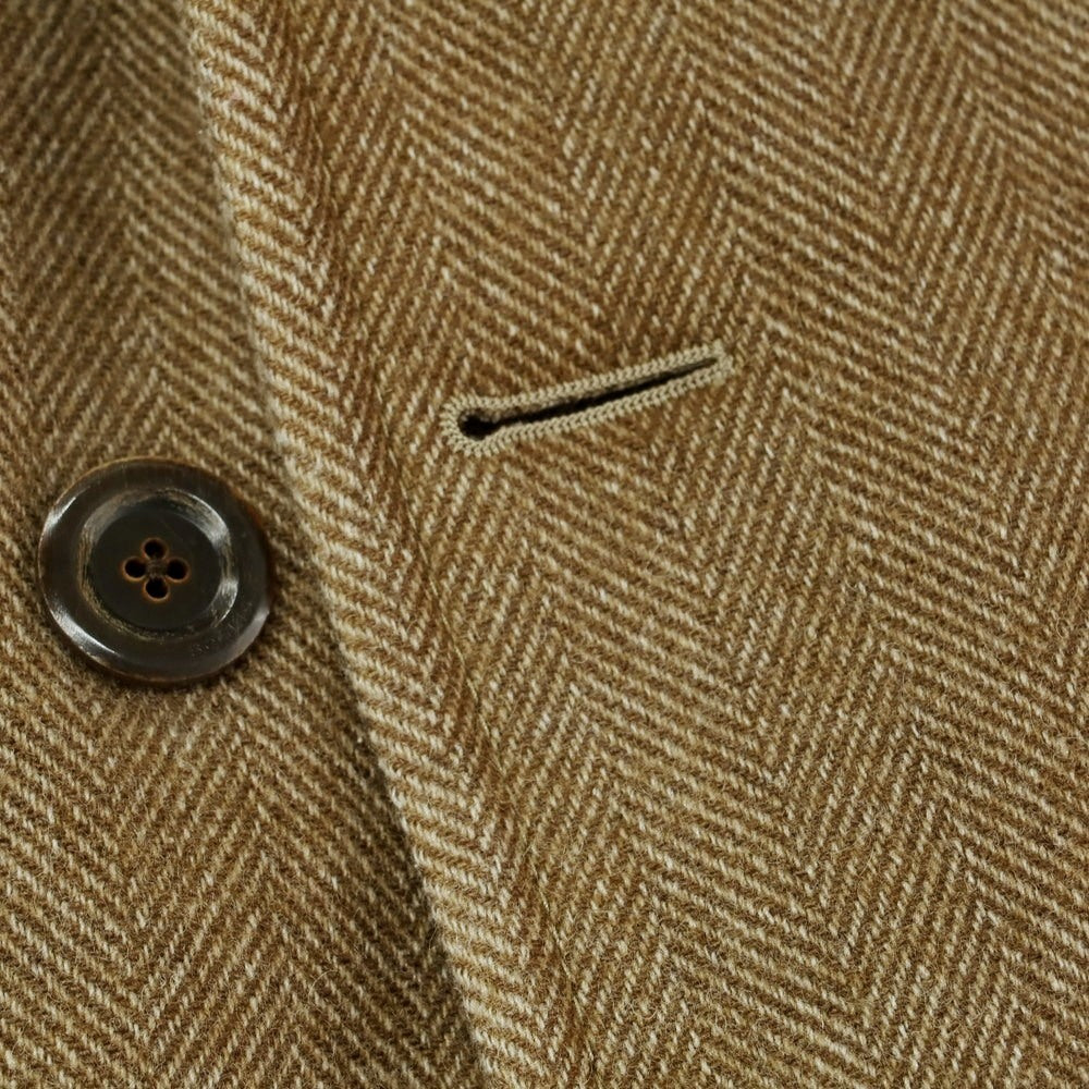 【中古】ボリオリ BOGLIOLI K.JACKET ウールポリエステルナイロン ダブルブレストコート ブラウンカーキ【 44 】【 状態ランクB 】【 メンズ 】