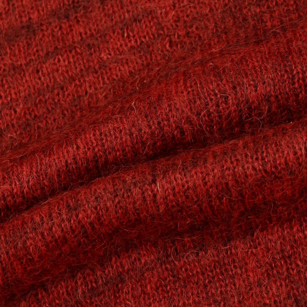 【中古】ロベルトコリーナ ROBERTO COLLINA モヘヤナイロンウール クルーネック プルオーバーニット ダークレッド【 M位 】【 状態ランクB 】【 メンズ 】