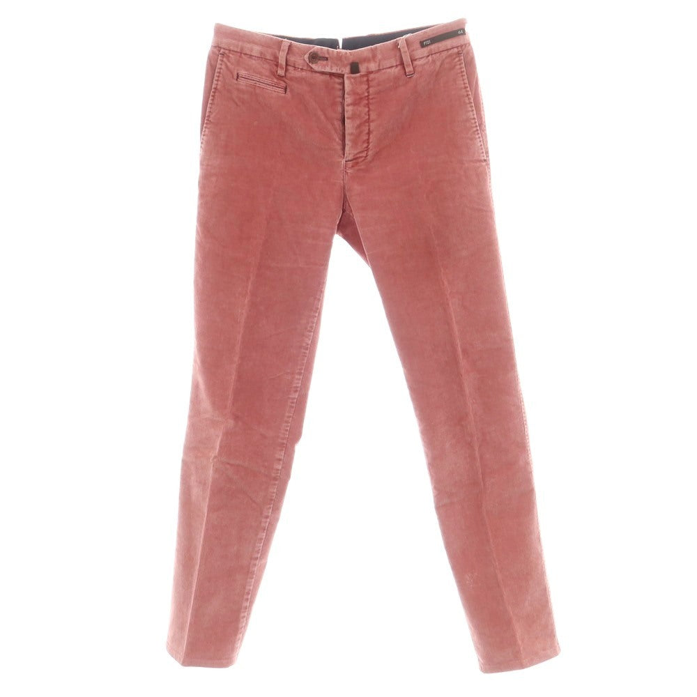 【中古】ピーティーゼロウーノ PT01 COLOUR ストレッチ コットン コーデュロイパンツ ピンクレッド系【 44 】【 状態ランクD 】【 メンズ 】