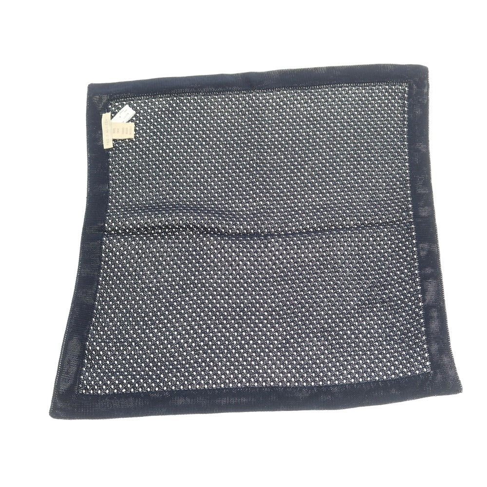 【中古】パオロ アルビザッティ PAOLO ALBIZZATI シルクニット ポケットチーフ ネイビー【 状態ランクB 】【 メンズ 】