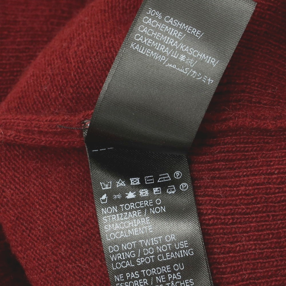 【中古】ザノーネ ZANONE ウールカシミヤ クルーネック プルオーバーニット ボルドー【 48 】【 状態ランクB 】【 メンズ 】