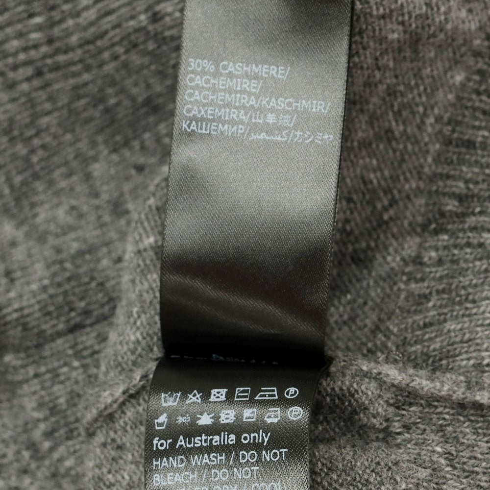 【中古】ザノーネ ZANONE ウールカシミヤ クルーネック プルオーバーニット メランジグレー【 48 】【 状態ランクB 】【 メンズ 】