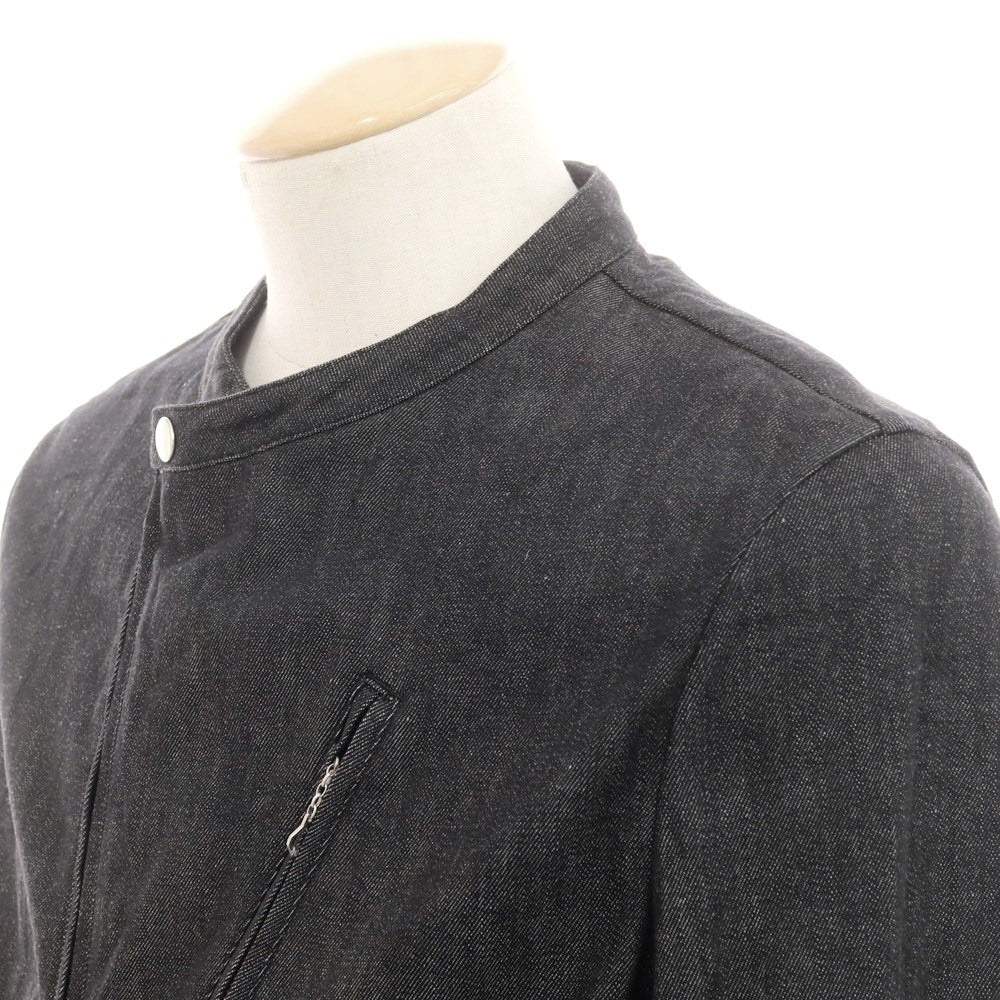 【中古】マンド Mando ストレッチデニム ライダースジャケット ブラック【 1 】【 状態ランクB 】【 メンズ 】
