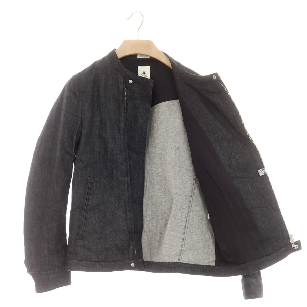 【中古】マンド Mando ストレッチデニム ライダースジャケット ブラック【 1 】【 状態ランクB 】【 メンズ 】