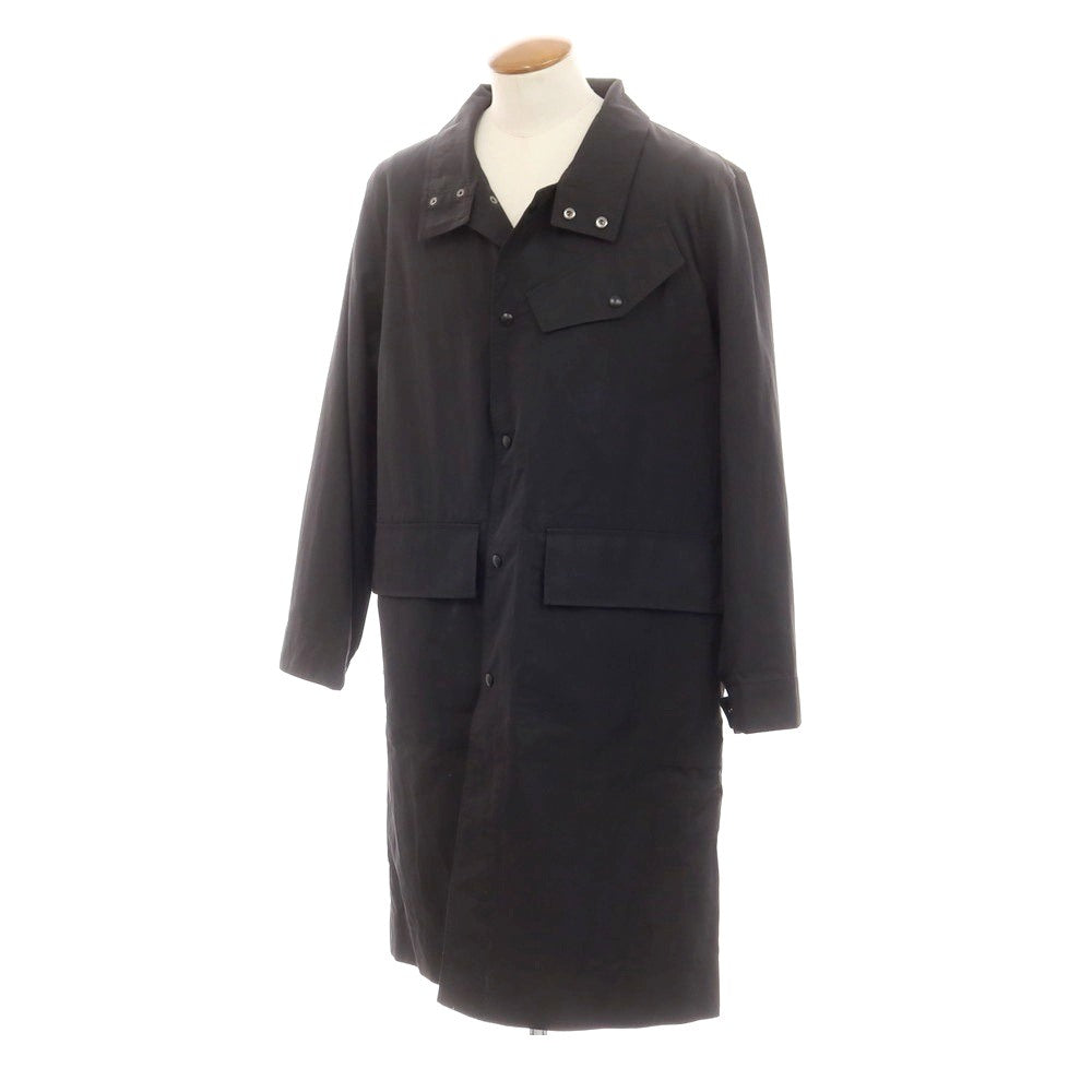 【中古】バナナリパブリック Banana Republic 2025年春夏 コットンナイロン コート ブラック【 M 】【 状態ランクB 】【 メンズ 】