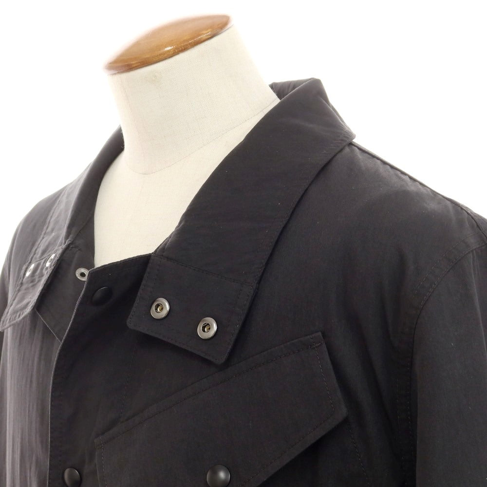 【中古】バナナリパブリック Banana Republic 2025年春夏 コットンナイロン コート ブラック【 M 】【 状態ランクB 】【 メンズ 】