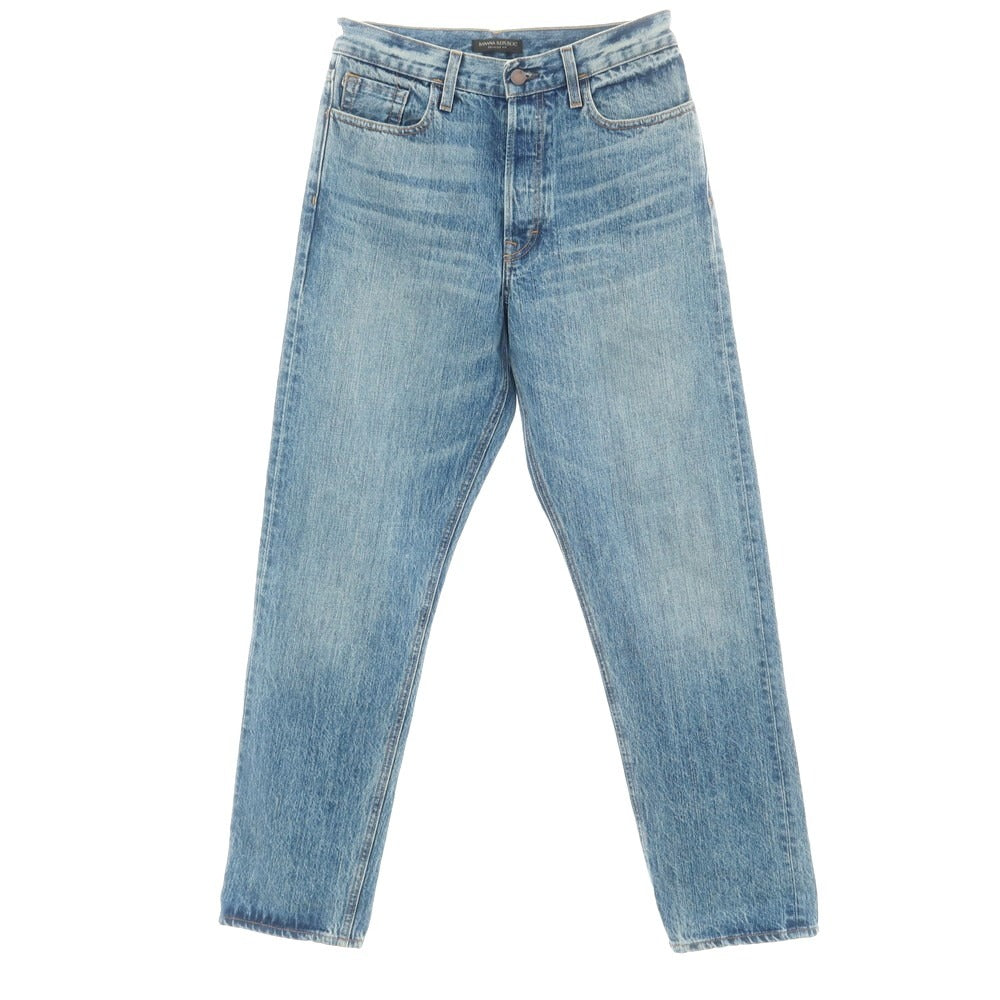 【中古】バナナリパブリック Banana Republic コットンリネン デニムパンツ ジーンズ ブルー【 28 】【 状態ランクA 】【 メンズ 】