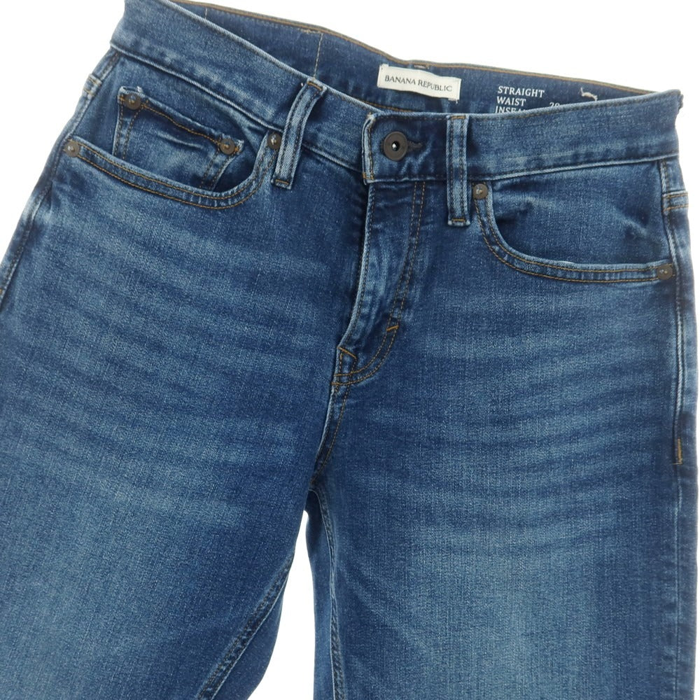 【中古】バナナリパブリック Banana Republic 2025年春夏 デニムパンツ ジーンズ ブルー【 28 】【 状態ランクA 】【 メンズ 】