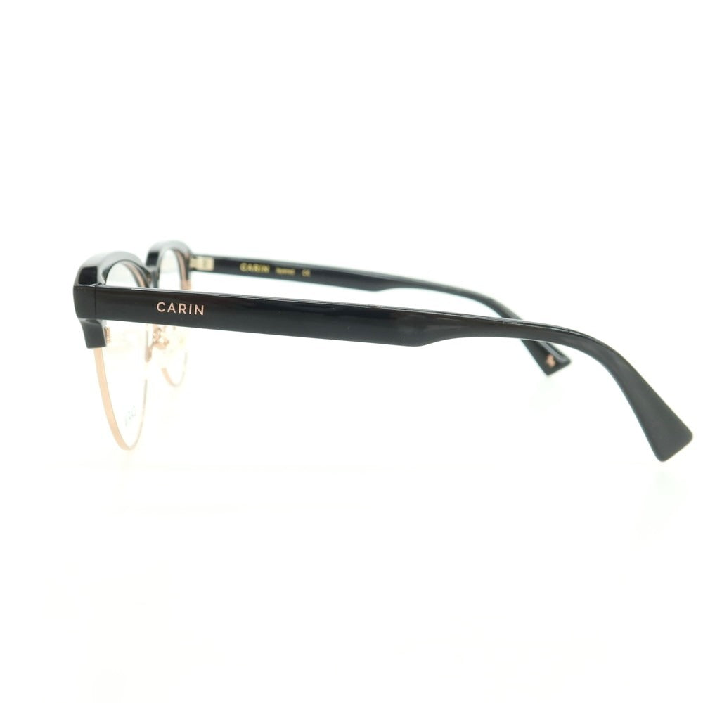 【中古】カリン CARIN Stefan サーモント メガネ ブラックxピンクゴールド【 59□14 150 】【 状態ランクB 】【 メンズ 】