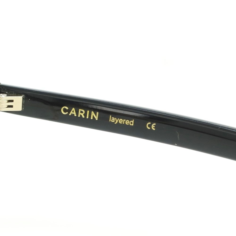 【中古】カリン CARIN Stefan サーモント メガネ ブラックxピンクゴールド【 59□14 150 】【 状態ランクB 】【 メンズ 】