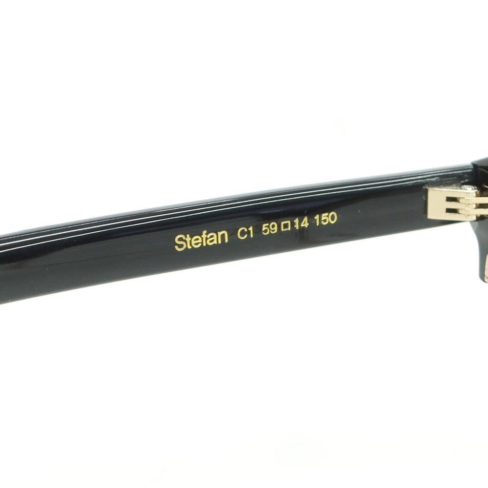 【中古】カリン CARIN Stefan サーモント メガネ ブラックxピンクゴールド【 59□14 150 】【 状態ランクB 】【 メンズ 】