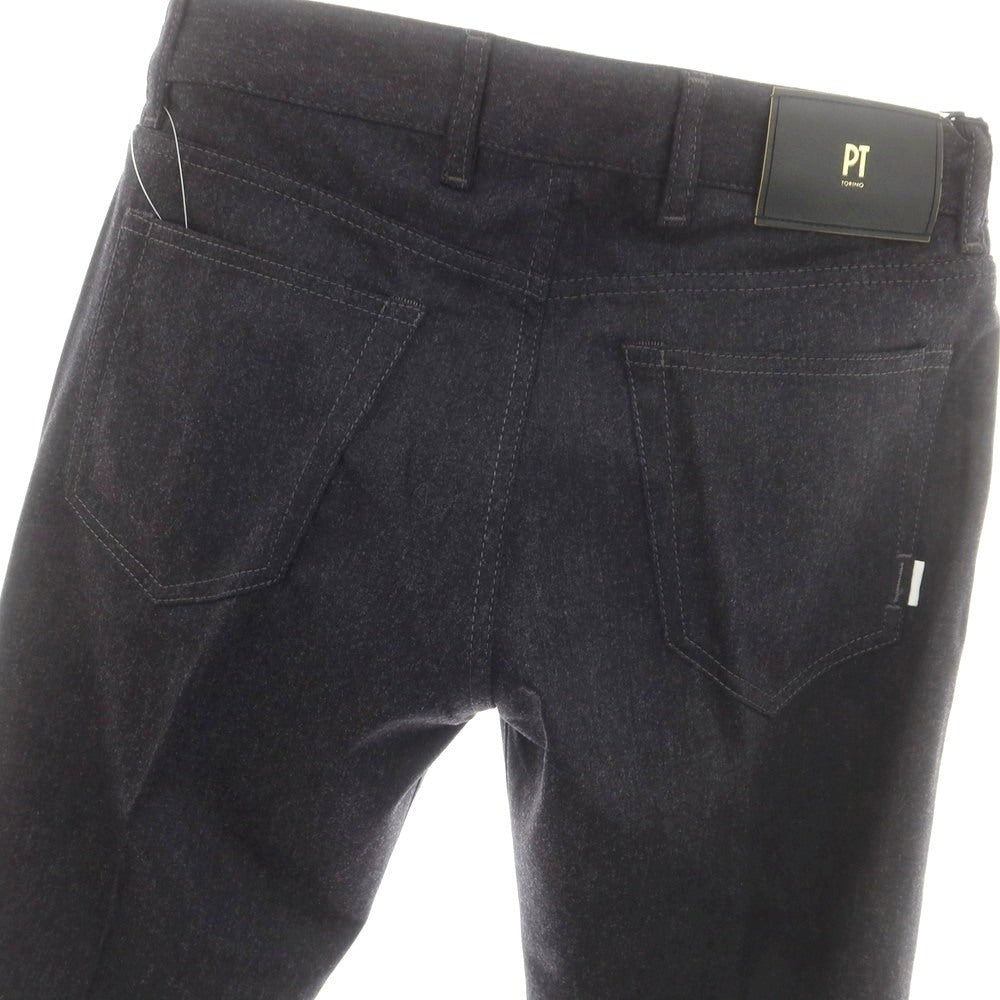 【中古】ピーティートリノ デニム PT TORINO DENIM SWING ストレッチ ウール 5ポケットパンツ チャコール【 29 】【 状態ランクC 】【 メンズ 】