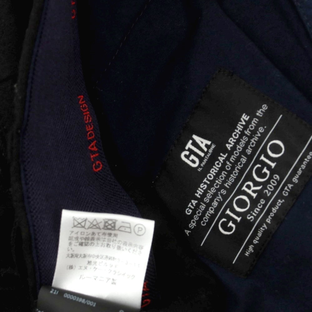 【中古】ジーティーアー G.T.A ウール カジュアルスラックスパンツ ブラック【 44 】【 状態ランクB 】【 メンズ 】