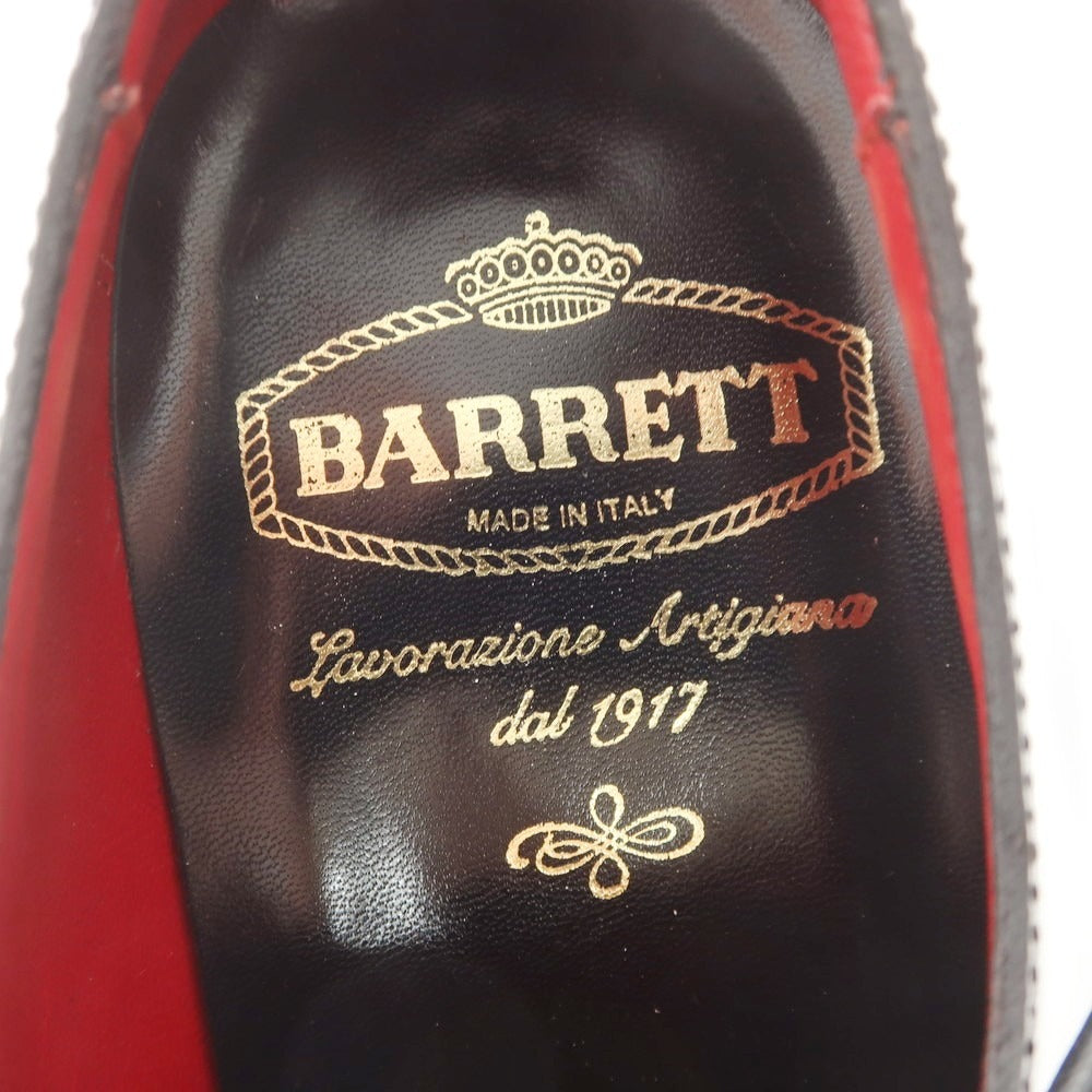 【新品】バレット BARRETT ガラスレザー ストレートチップ ドレスシューズ ブラック【 6.5 】【 状態ランクN 】【 メンズ 】