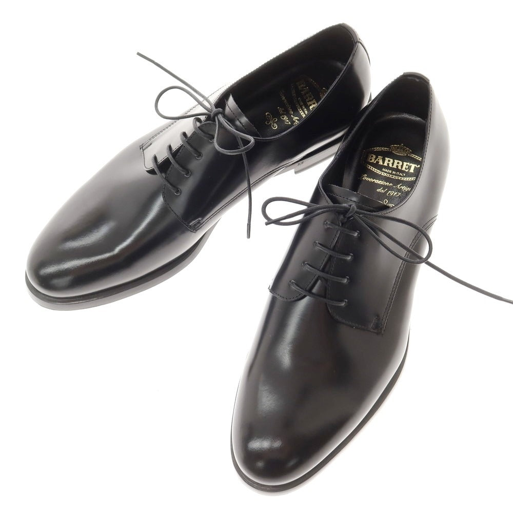【新品】バレット BARRETT ガラスレザー プレーントゥ ドレスシューズ ブラック【 10 】【 状態ランクN 】【 メンズ 】