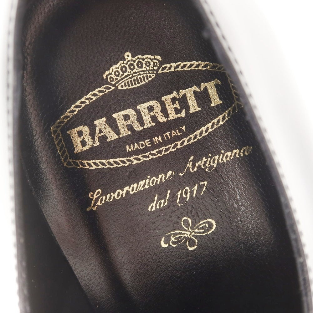 【新品】バレット BARRETT ガラスレザー プレーントゥ ドレスシューズ ブラック【 10 】【 状態ランクN 】【 メンズ 】