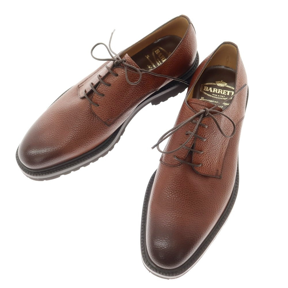 【新品】バレット BARRETT カントリーカーフ プレーントゥ シューズ ブラウン【 6 】【 状態ランクN 】【 メンズ 】