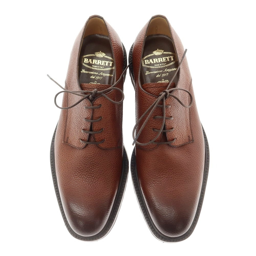 【新品】バレット BARRETT カントリーカーフ プレーントゥ シューズ ブラウン【 6 】【 状態ランクN 】【 メンズ 】