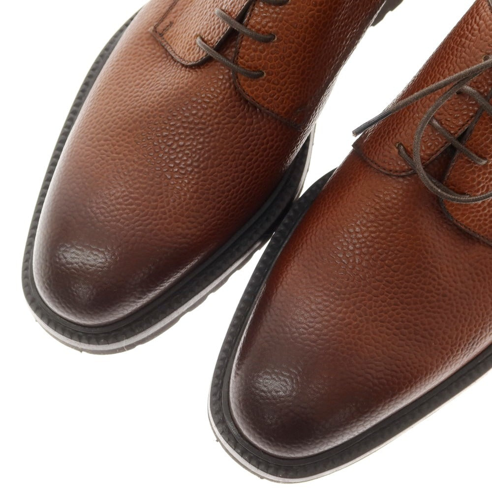 【新品】バレット BARRETT カントリーカーフ プレーントゥ シューズ ブラウン【 6 】【 状態ランクN 】【 メンズ 】