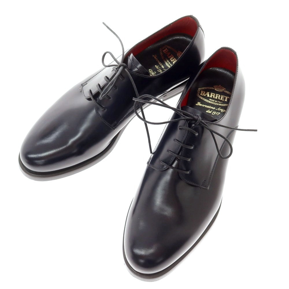 【新品アウトレット】バレット BARRETT ガラスレザー プレーントゥ ドレスシューズ ブラックネイビー【 6 】【 状態ランクN- 】【 メンズ 】