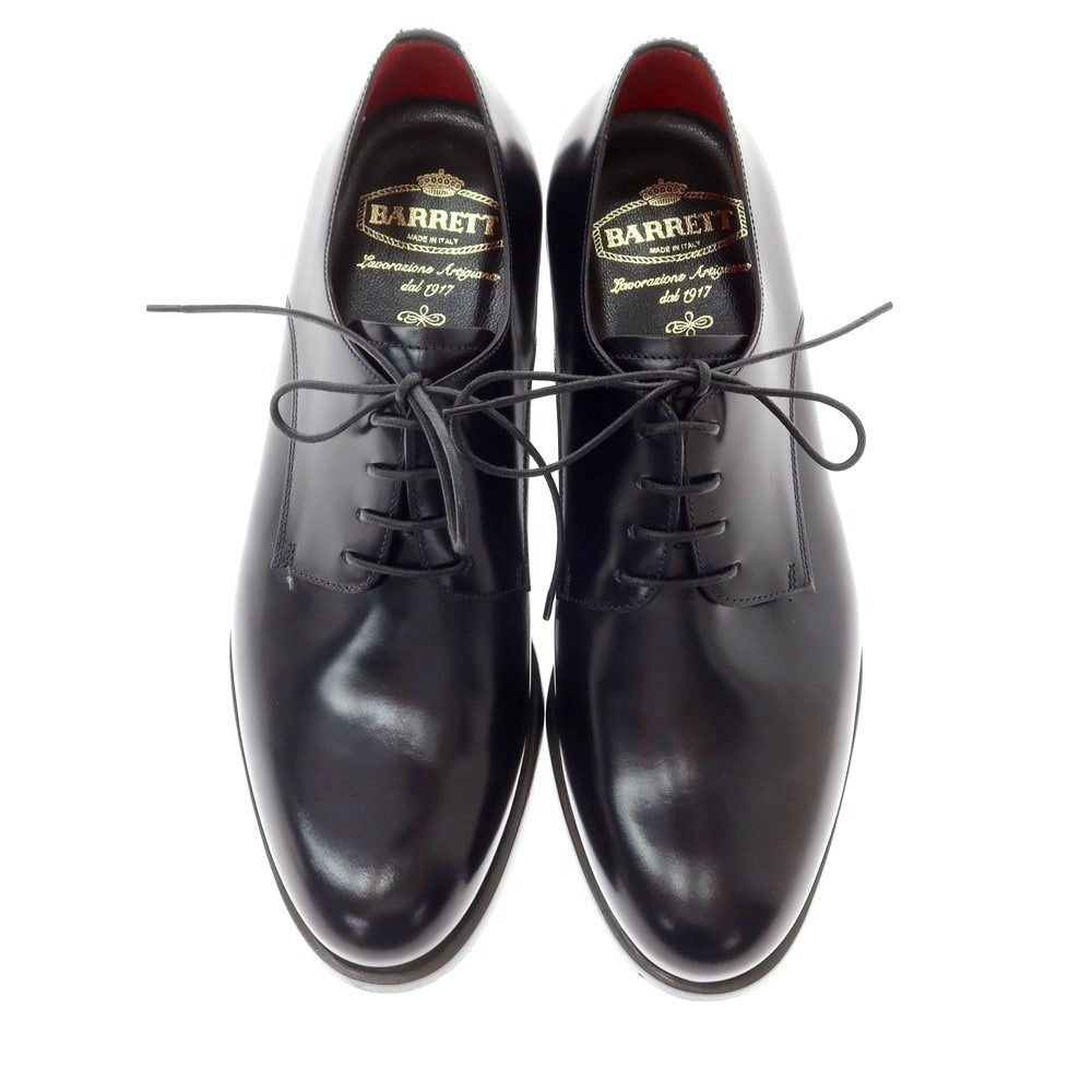 【新品アウトレット】バレット BARRETT ガラスレザー プレーントゥ ドレスシューズ ブラックネイビー【 6 】【 状態ランクN- 】【 メンズ 】