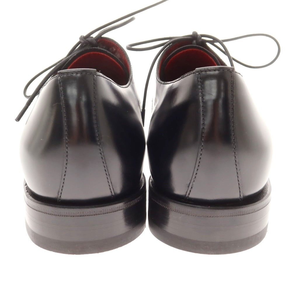 【新品】バレット BARRETT ガラスレザー プレーントゥ ドレスシューズ ブラック【 6.5 】【 状態ランクN 】【 メンズ 】