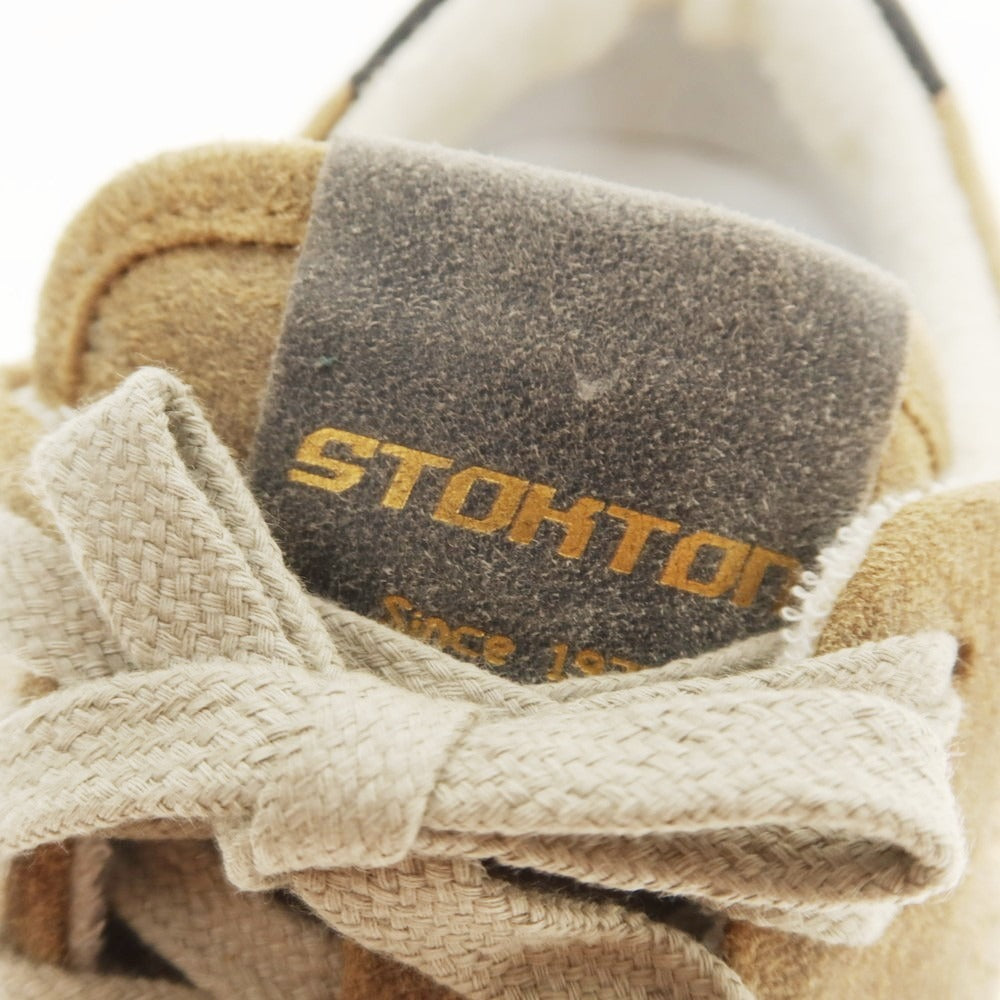 【新品アウトレット】ストックトン STOKTON Destroy-U スエード スニーカー ダークベージュ【 44 】【 状態ランクN- 】【 メンズ 】