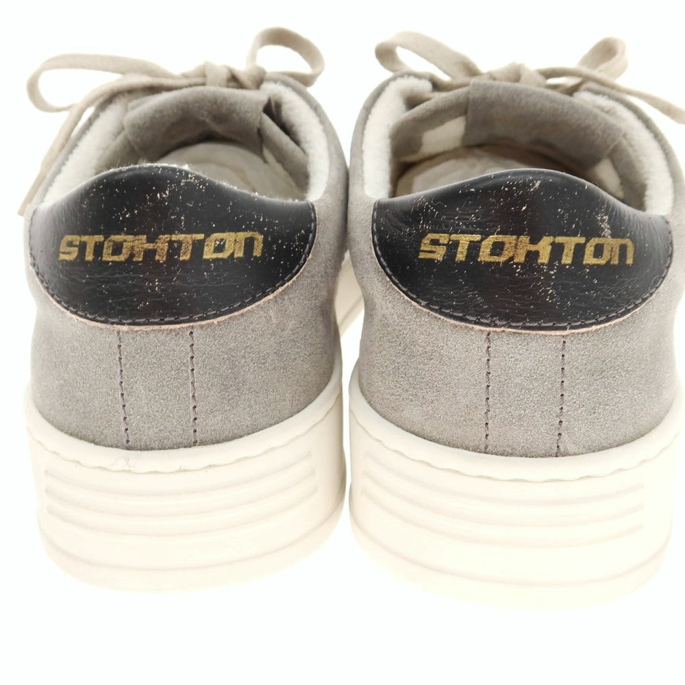 【新品アウトレット】ストックトン STOKTON Destroy-U スエード スニーカー グレー【 39 】【 状態ランクN- 】【 メンズ 】