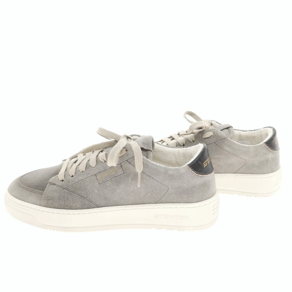 【新品アウトレット】ストックトン STOKTON Destroy-U スエード スニーカー グレー【 39 】【 状態ランクN- 】【 メンズ 】