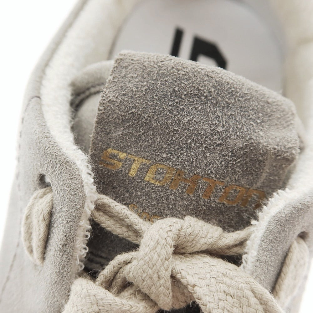 【新品アウトレット】ストックトン STOKTON Destroy-U スエード スニーカー グレー【 39 】【 状態ランクN- 】【 メンズ 】