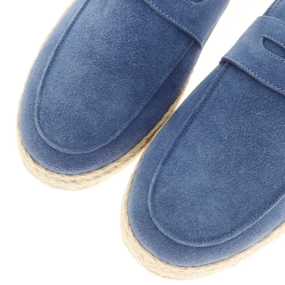 【新品】ストックトン STOKTON POSITANO スエード エスパドリーユ シューズ ブルー【 40 】【 状態ランクN 】【 メンズ 】