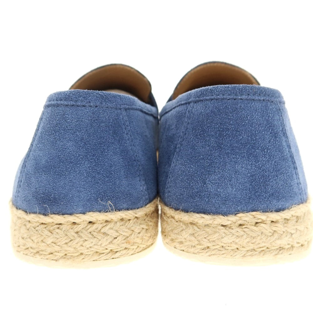 【新品】ストックトン STOKTON POSITANO スエード エスパドリーユ シューズ ブルー【 40 】【 状態ランクN 】【 メンズ 】