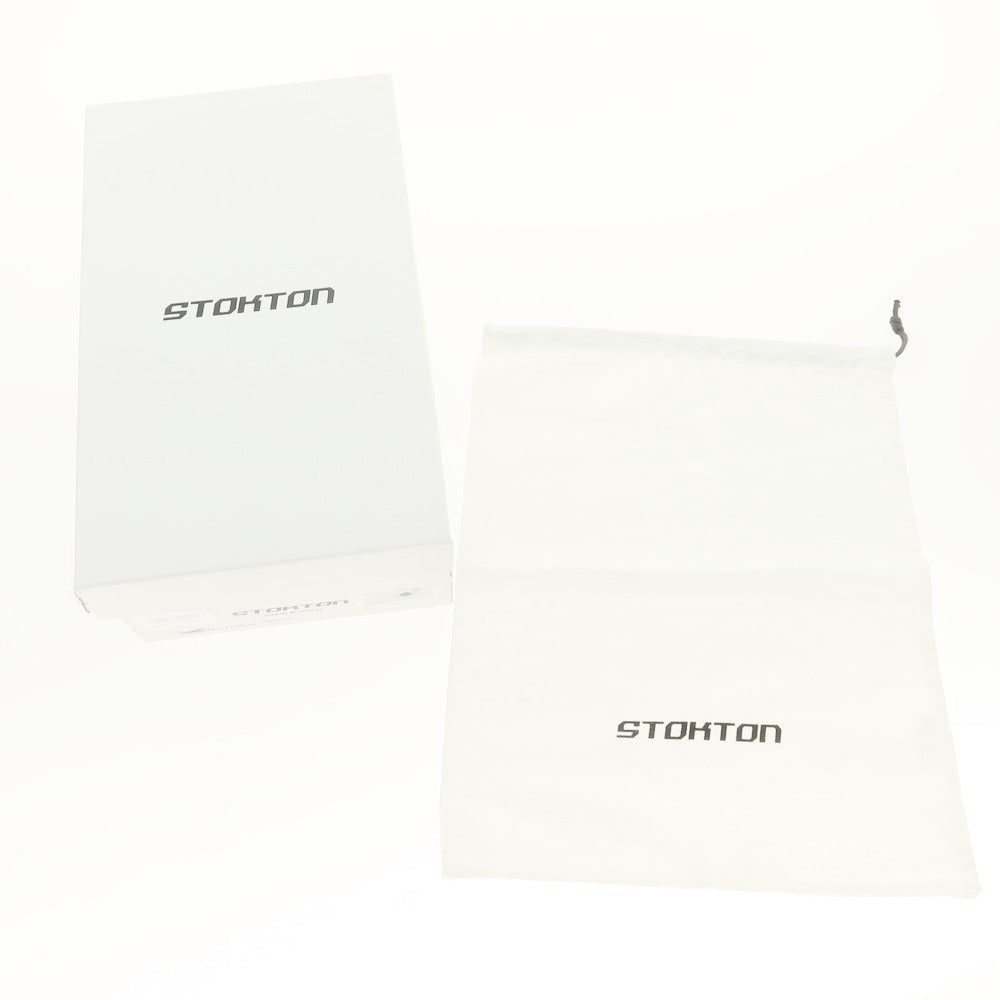 【新品】ストックトン STOKTON レザー スニーカー ホワイトxグリーン×レッド【 40 】【 状態ランクN 】【 メンズ 】