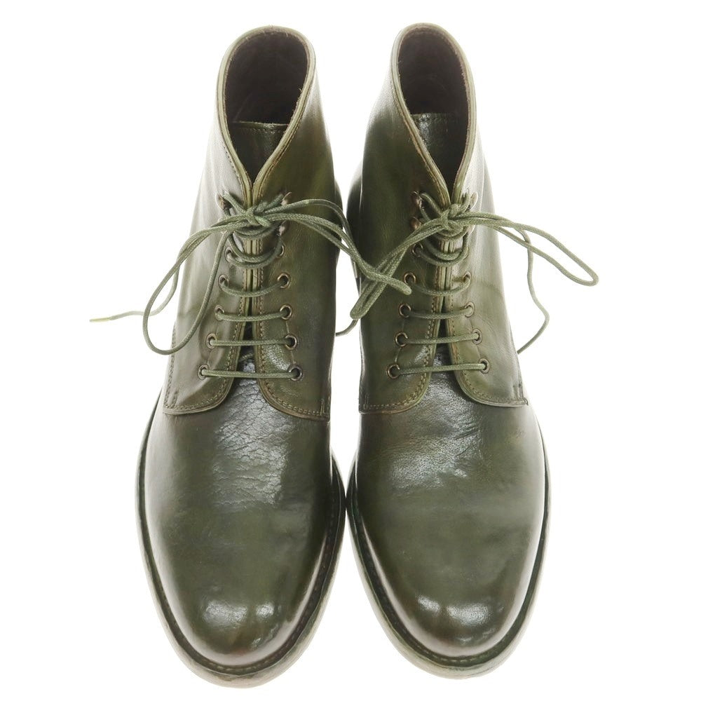 【新品】キング タルトフォリー King Tartufoli レースアップ ブーツ オリーブグリーン【 40 】【 状態ランクN 】【 メンズ 】