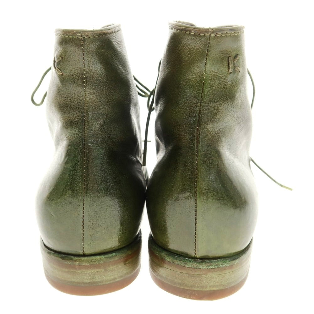 【新品】キング タルトフォリー King Tartufoli レースアップ ブーツ オリーブグリーン【 40 】【 状態ランクN 】【 メンズ 】