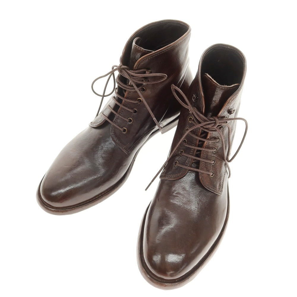 【新品】キング タルトフォリー King Tartufoli レースアップ ブーツ ダークブラウン【 39 】【 状態ランクN 】【 メンズ 】