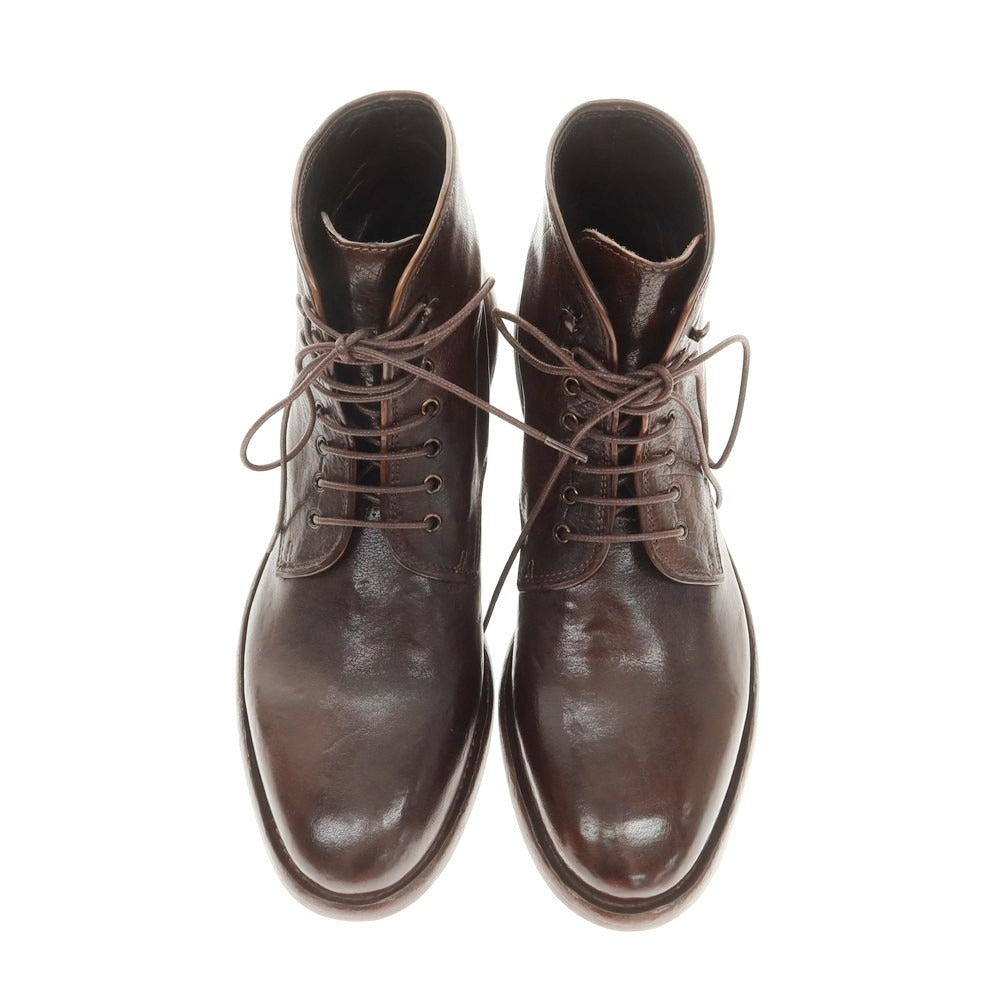 【新品】キング タルトフォリー King Tartufoli レースアップ ブーツ ダークブラウン【 39 】【 状態ランクN 】【 メンズ 】