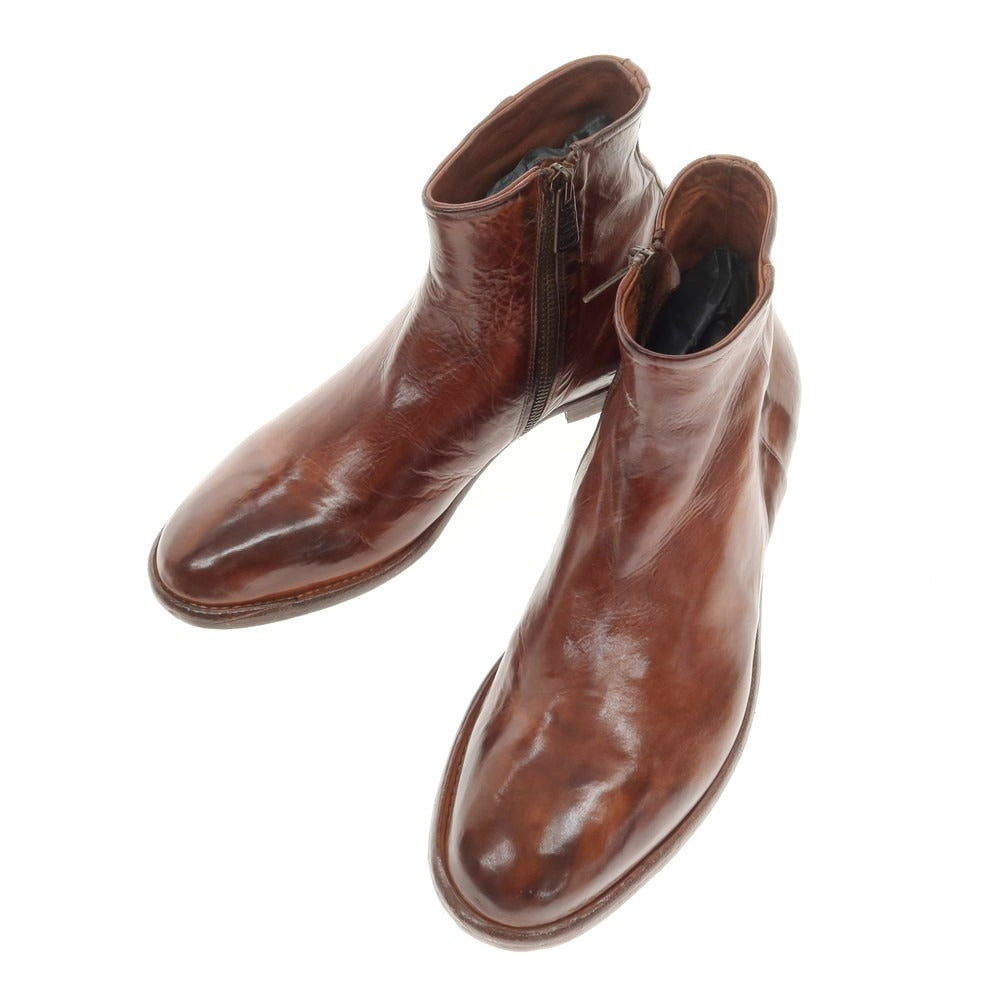 【新品】キング タルトフォリー King Tartufoli サイドジップ ブーツ ブラウン【 44 】【 状態ランクN 】【 メンズ 】